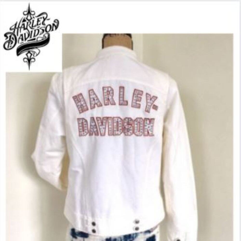 Harley Davidson Moto Jacket M - MEDIUM AUTHENTIC EUC - Picture 12 of 12